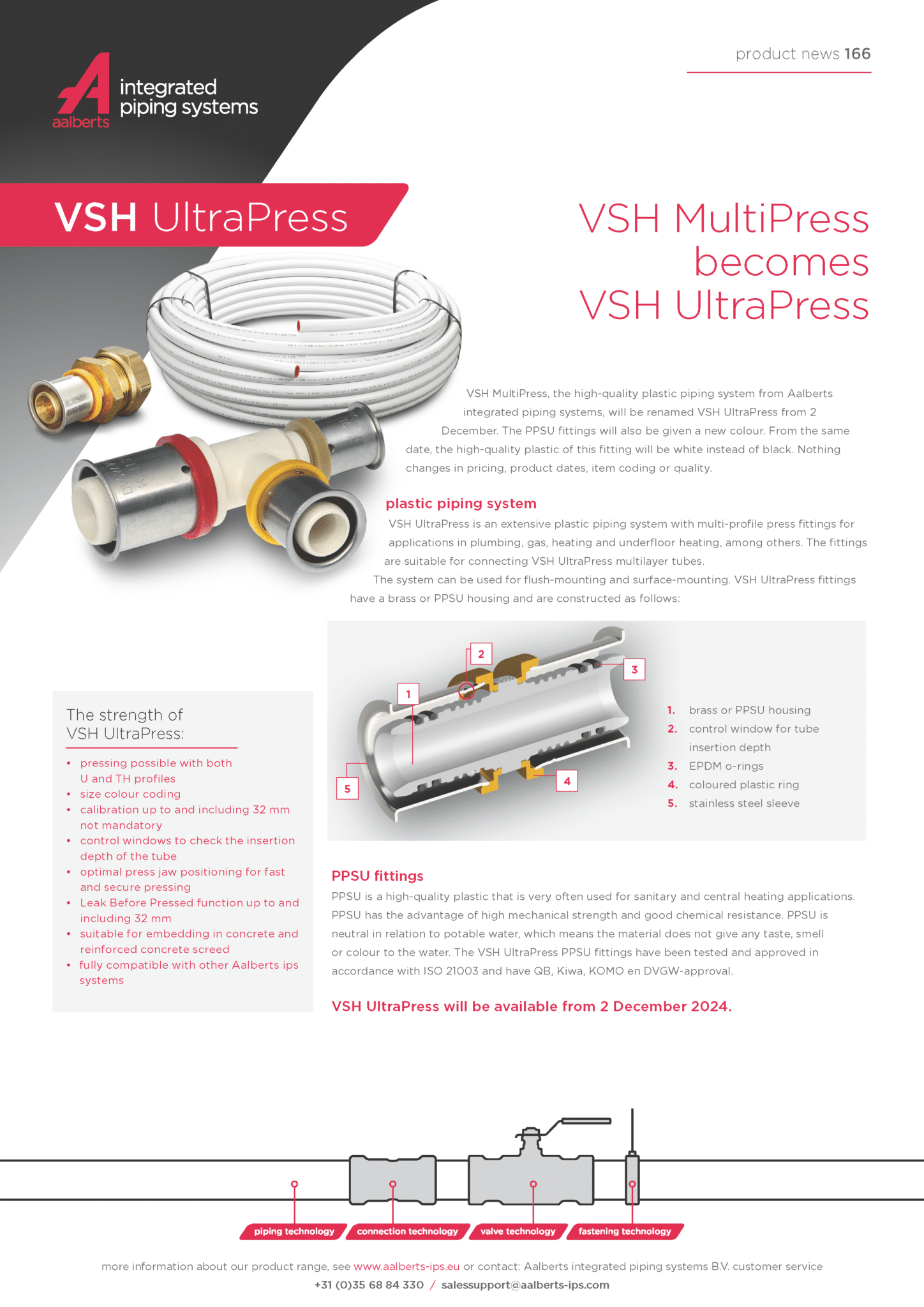 Vsh Tech new: VSH MultiPress becomes VSH UltraPress - Aalberts IPS AE